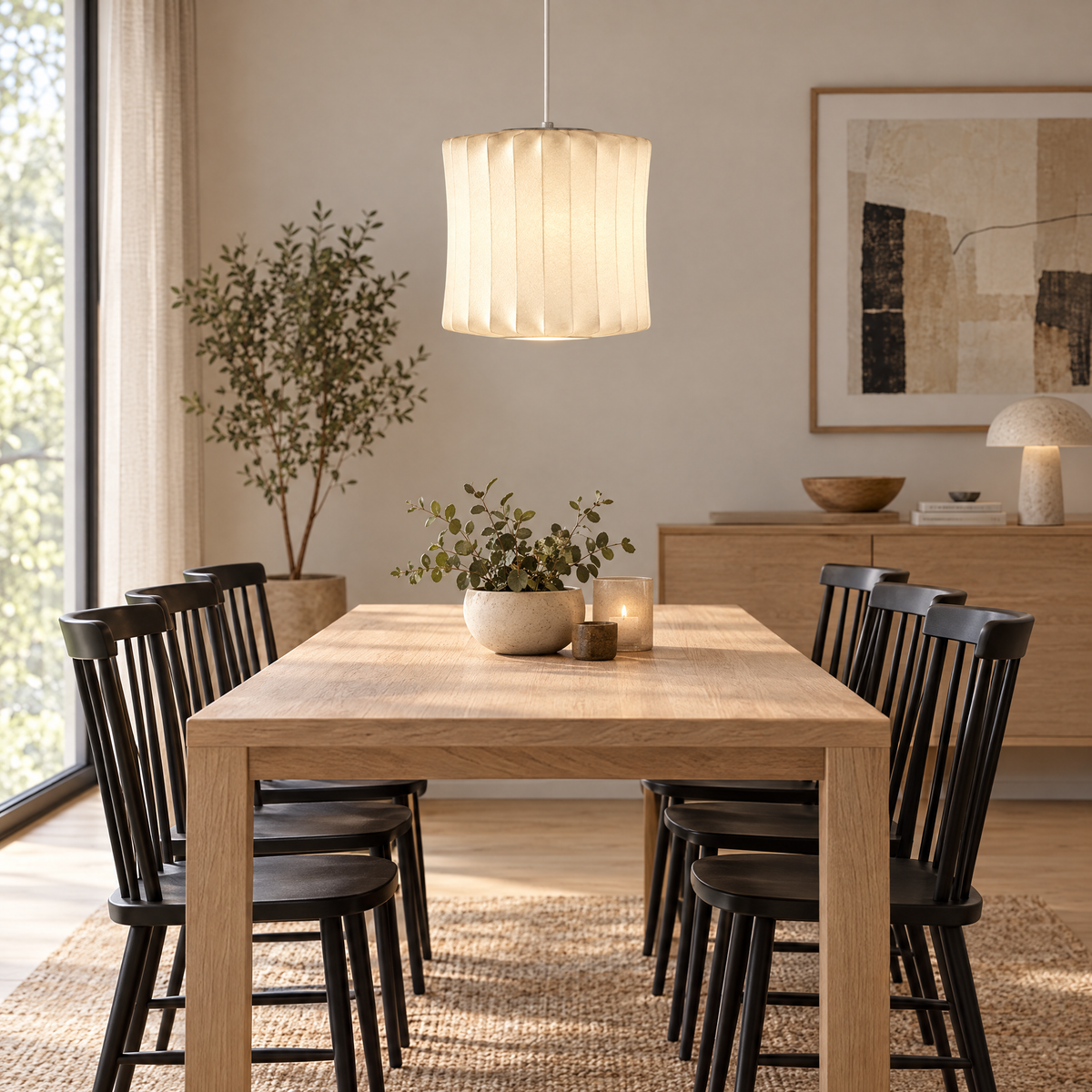 Treccia Crisscross Bubble Pendant Light, Model G