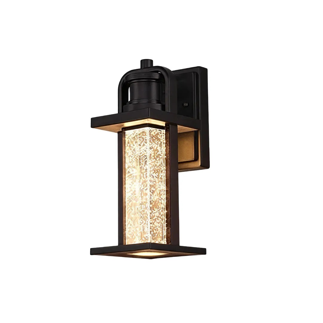 Uzes Geometric Lantern Outdoor Wall Sconce