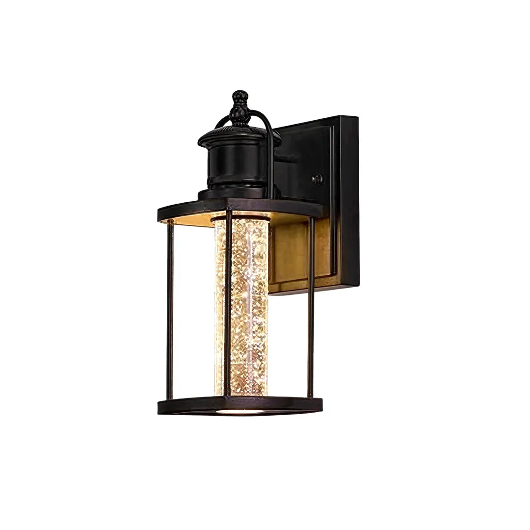 Uzes Geometric Lantern Outdoor Wall Sconce