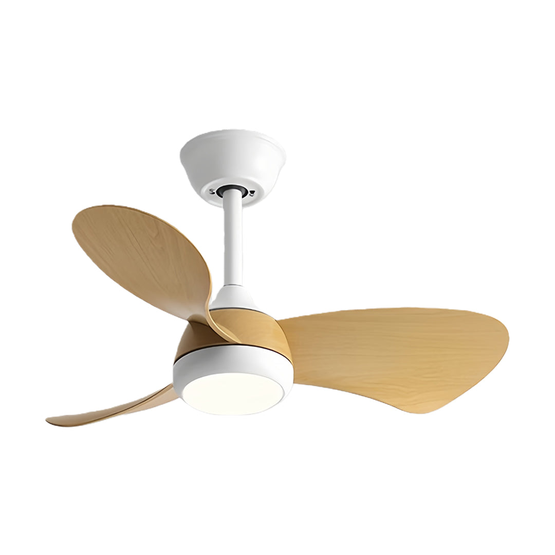 Manon Retro Nordic Three Blade Ceiling Fan with Light