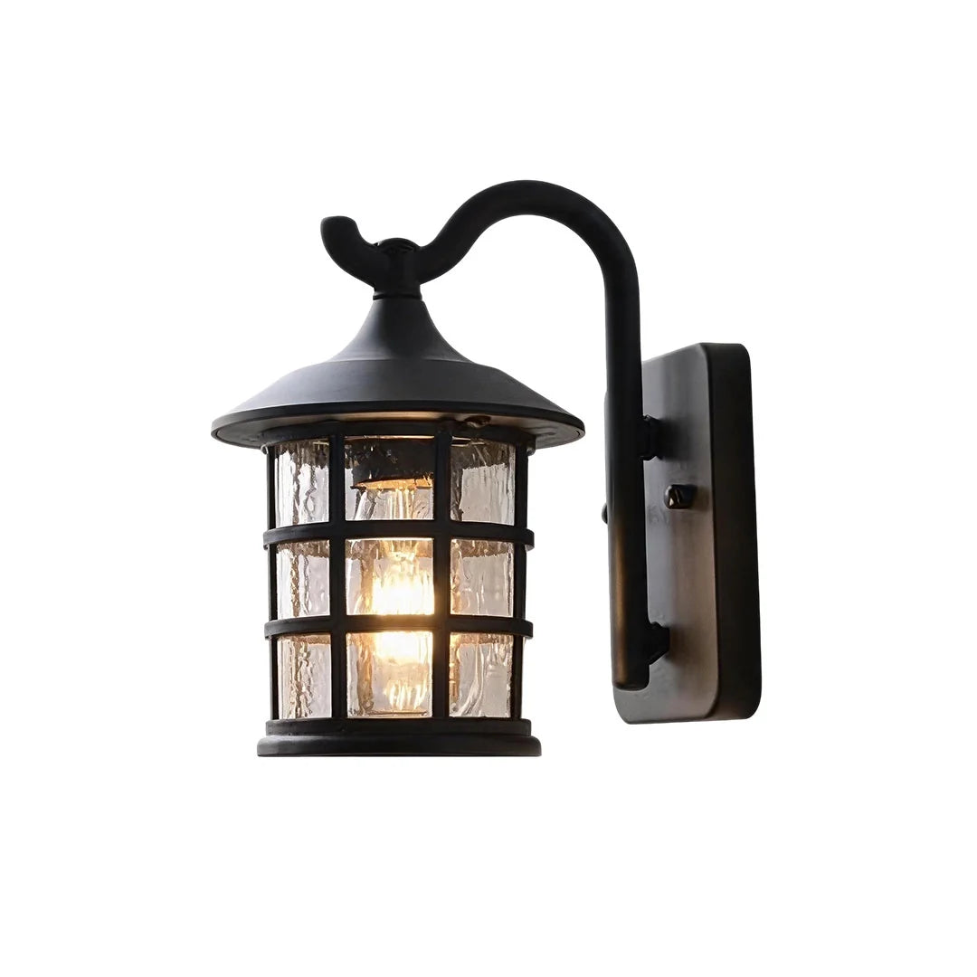 Jourdain Farmhouse Lantern Outdoor Wall Light