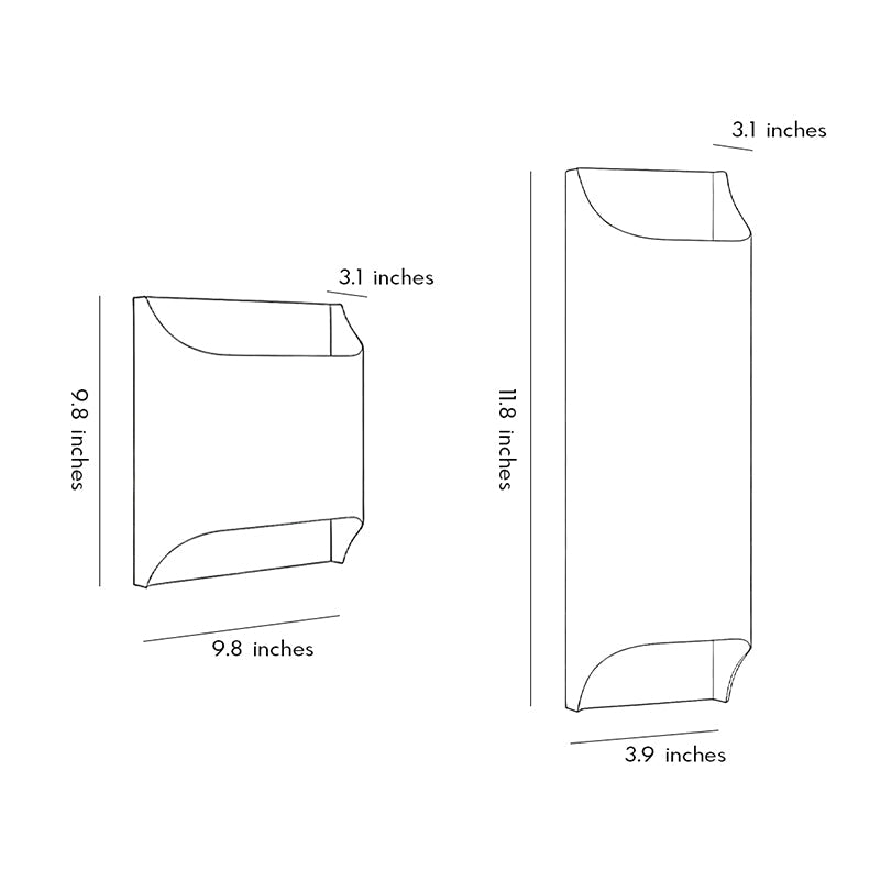 Sennen Modern Brass Wall Sconce