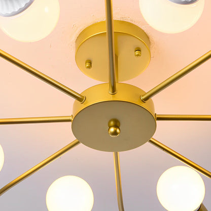 Daisy Iron Flower Ceiling Light