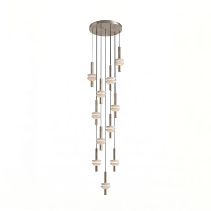 Brontee Spanish Alabaster Column LED Pendant Light