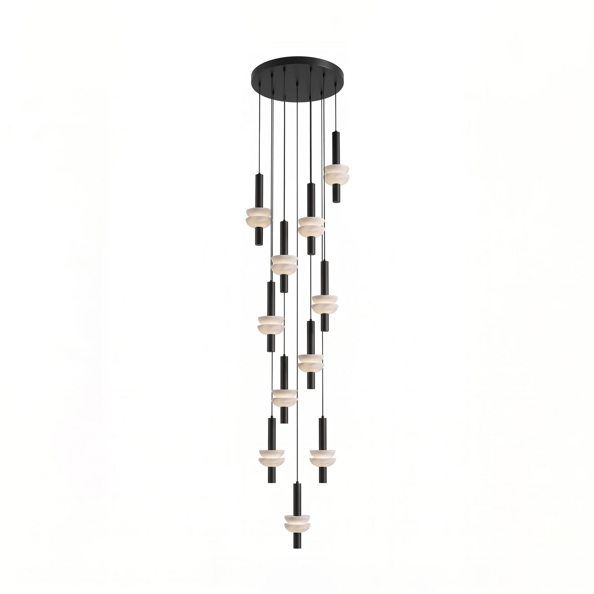 Brontee Spanish Alabaster Column LED Pendant Light