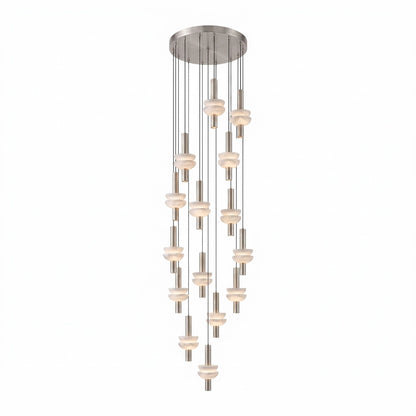 Brontee Spanish Alabaster Column LED Pendant Light