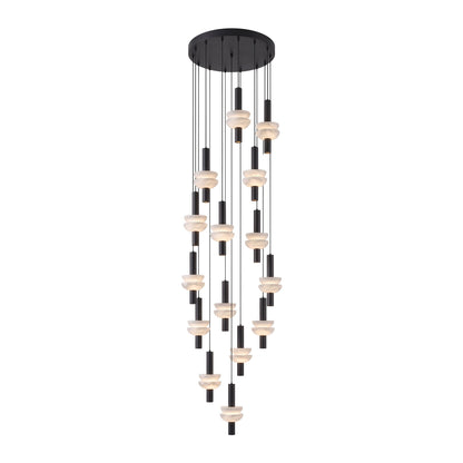 Brontee Spanish Alabaster Column LED Pendant Light