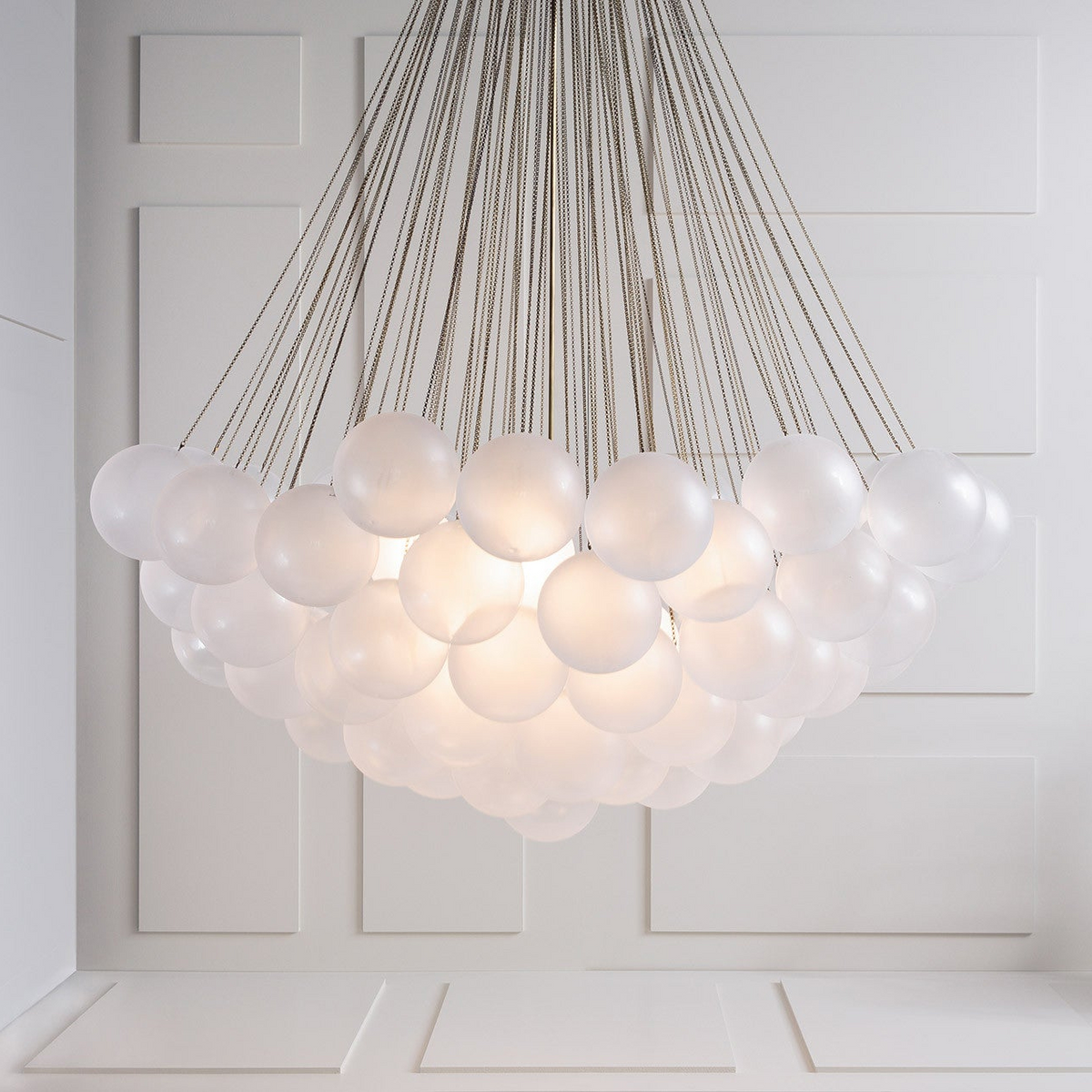 Bulle Frosted Glass Bubble Chandelier