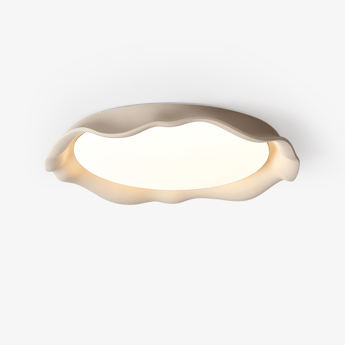 Calanque Microcement Wave LED Ceiling Light