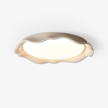 Calanque Microcement Wave LED Ceiling Light
