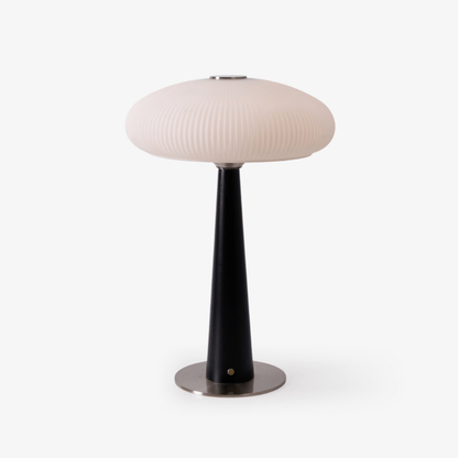Quintia Fluted Glass Rechargeable LED Table Lamp