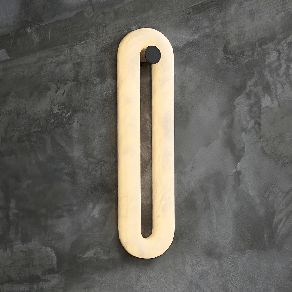 Aquila Alabaster Capsule LED Wall Sconce