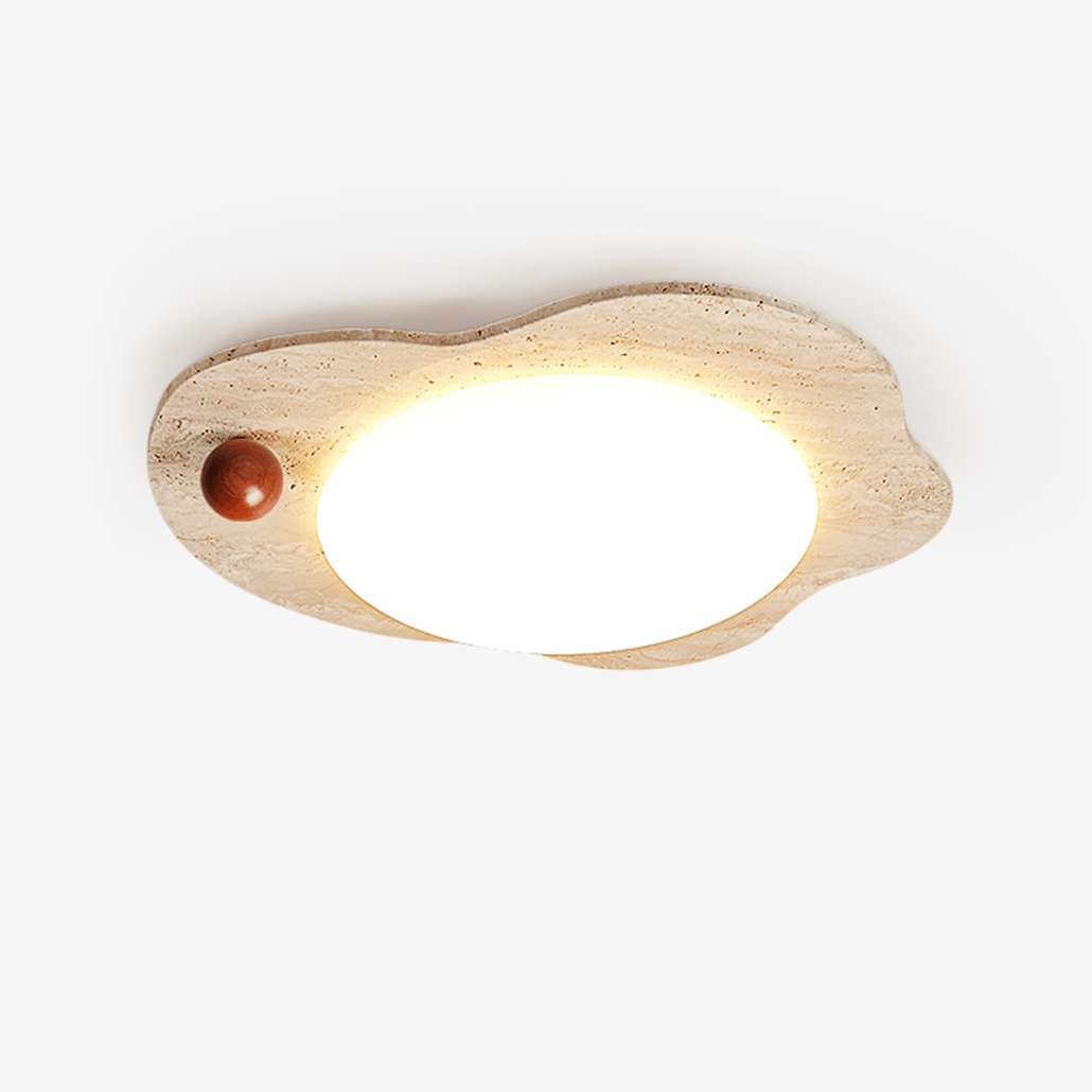 Nuvola Travertine Cloud LED Ceiling Light