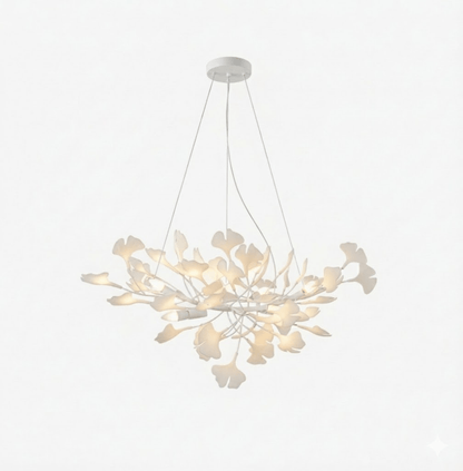 Horizon Ceramic Ginkgo Leaf Chandelier