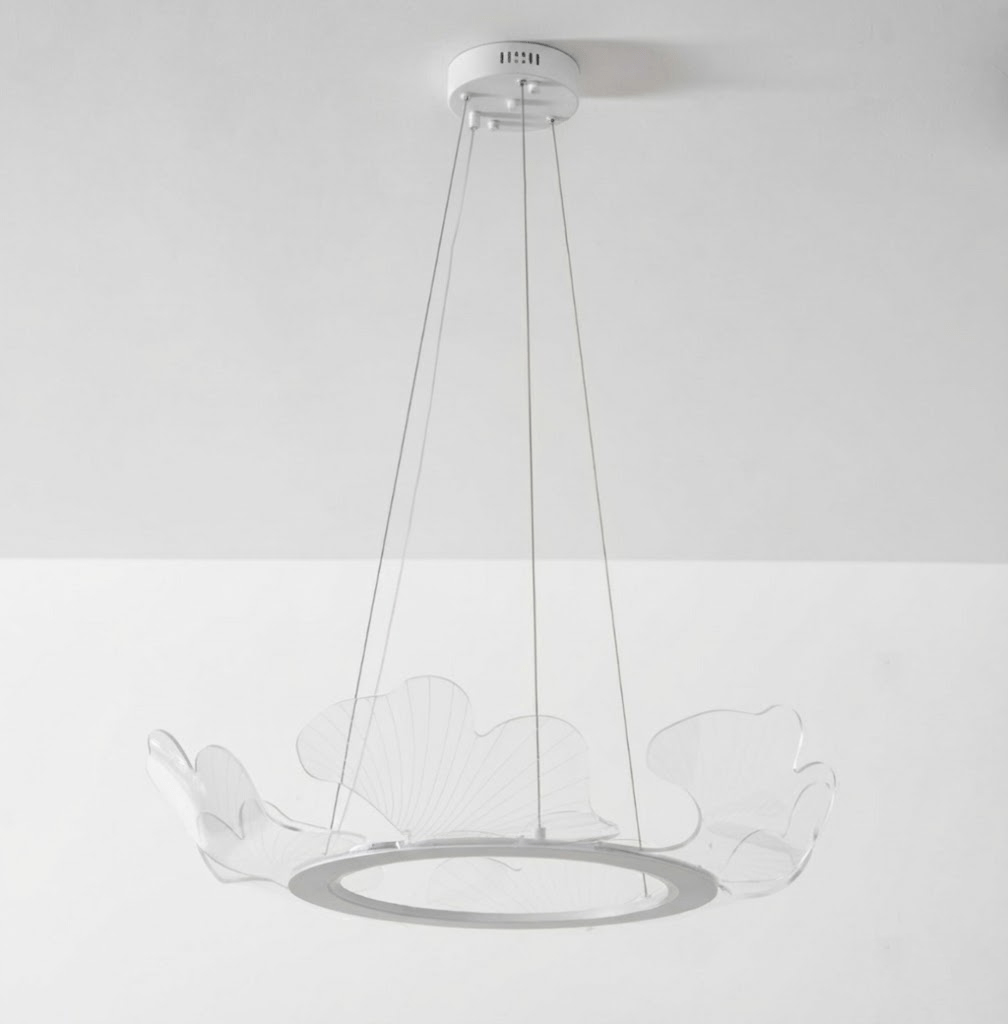 Undine Gold Leaf LED Chandelier