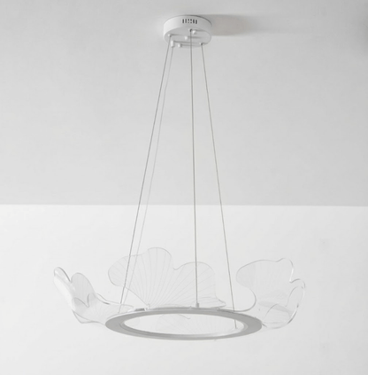 Undine Gold Leaf LED Chandelier