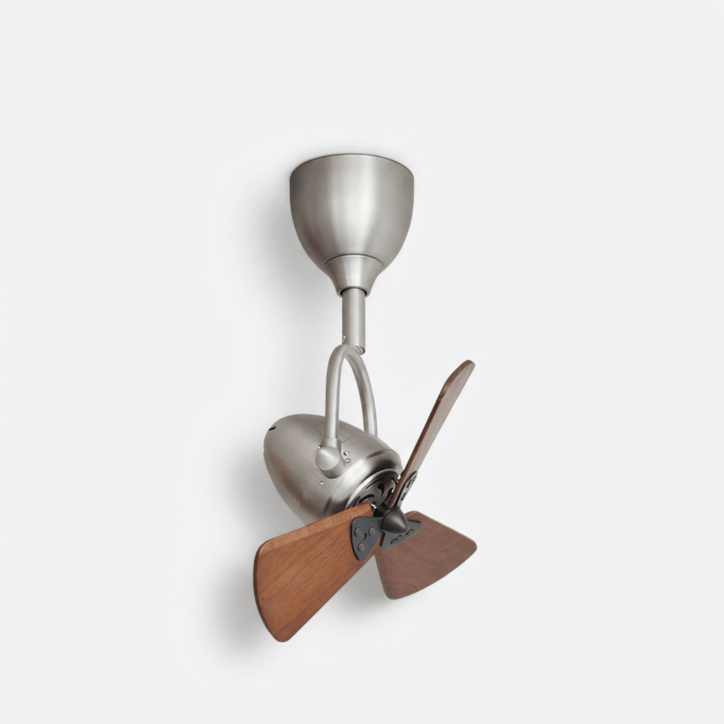 Cyrene Three Blade Walnut Articulated Ceiling Fan