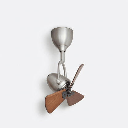 Cyrene Three Blade Walnut Articulated Ceiling Fan