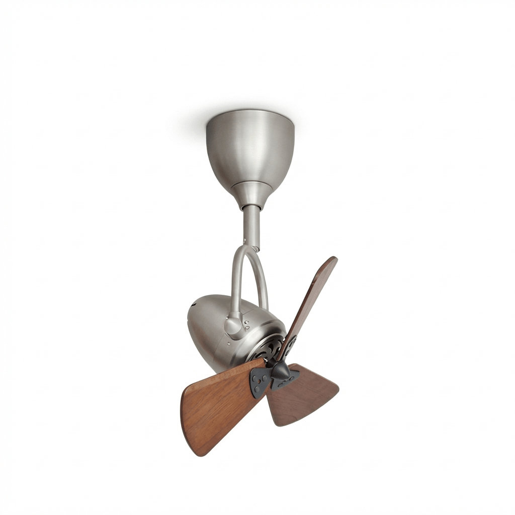 Cyrene Three Blade Walnut Articulated Ceiling Fan