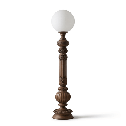 Corinthe Carved Column Floor Lamp
