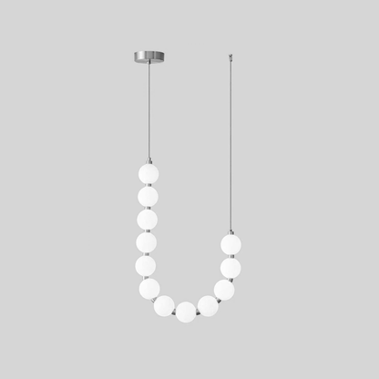 Nacre Pearl Acrylic Orb LED Chandelier
