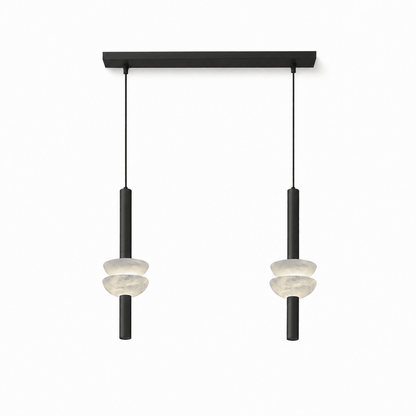 Brontee Spanish Alabaster Column LED Pendant Light