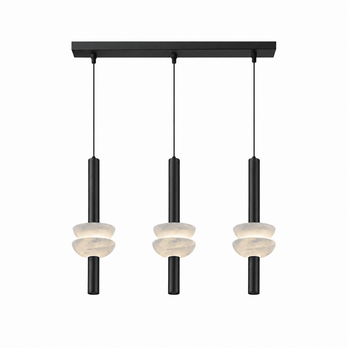 Brontee Spanish Alabaster Column LED Pendant Light