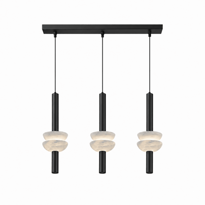 Brontee Spanish Alabaster Column LED Pendant Light