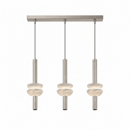 Brontee Spanish Alabaster Column LED Pendant Light