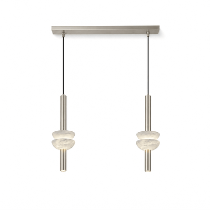 Brontee Spanish Alabaster Column LED Pendant Light