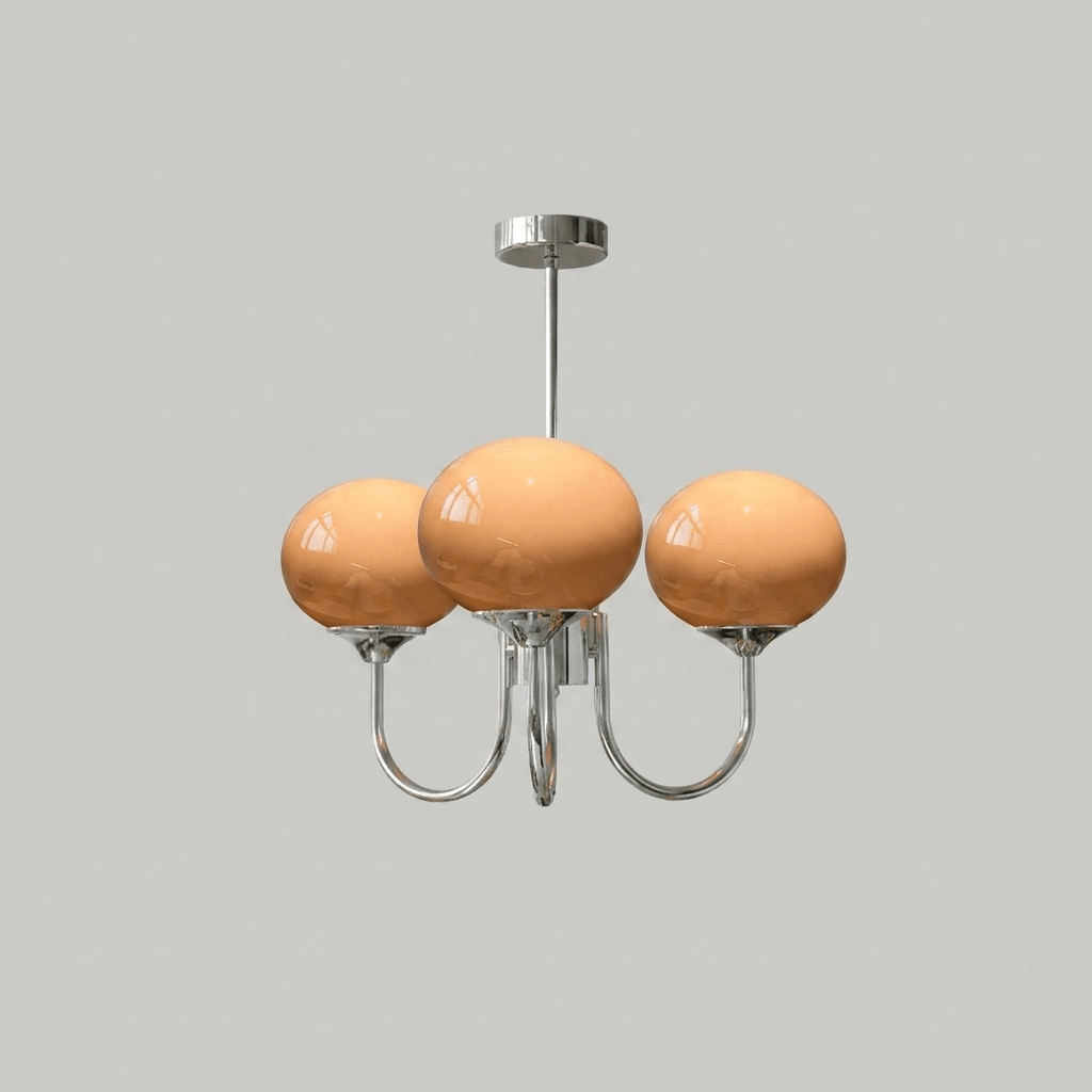 Mallow Glass Shade Chandelier