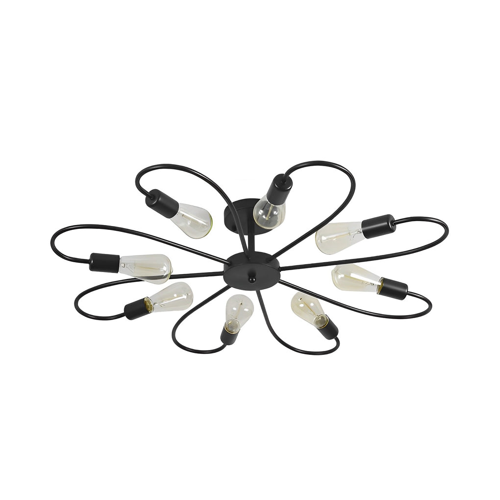 Daisy Iron Flower Ceiling Light