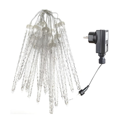Glacia Solar Icicle String Lights
