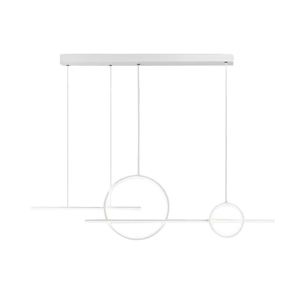 Zephyra Open Box Circle Strip Chandelier