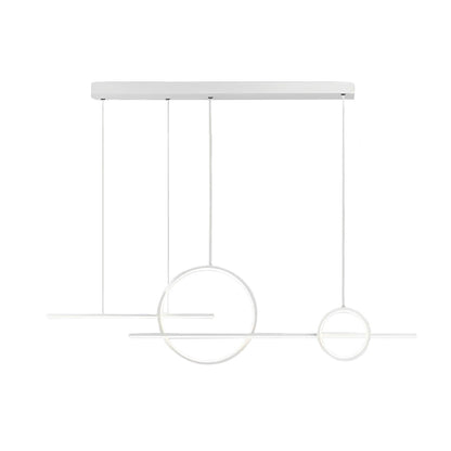Zephyra Open Box Circle Strip Chandelier