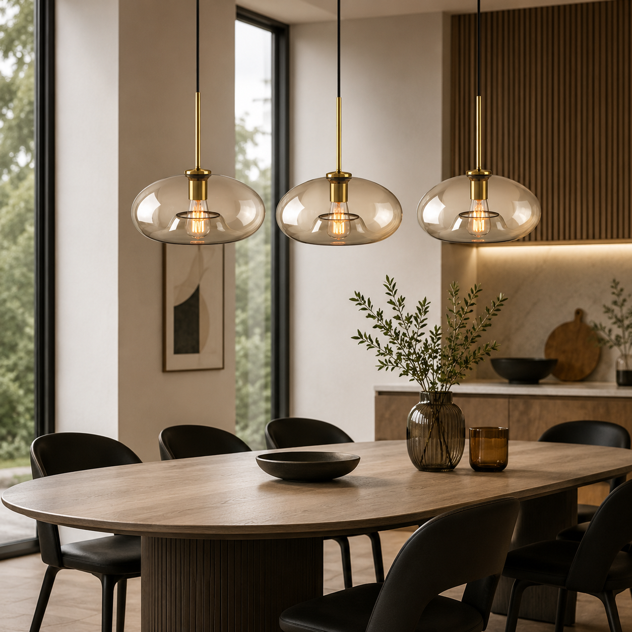 Verelle Glass Jar Pendant Light