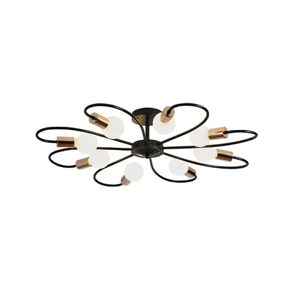 Daisy Iron Flower Ceiling Light