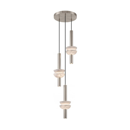 Brontee Spanish Alabaster Column LED Pendant Light