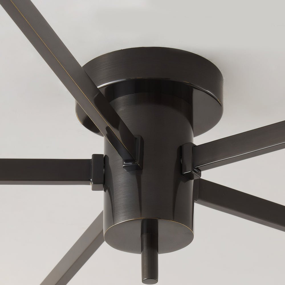 Oria Oval Glass Semi Flush Ceiling Light