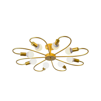 Daisy Iron Flower Ceiling Light