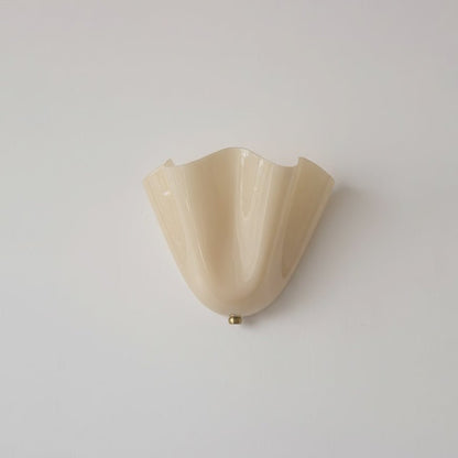 Petalia Organic Petal Glass Wall Sconce Light