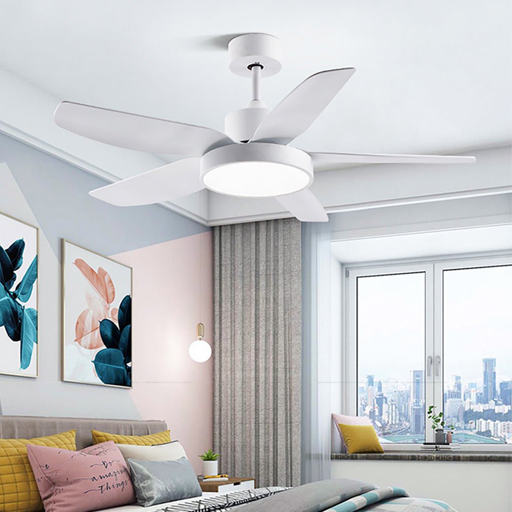 Galene Modern Downrod Ceiling Fan Light