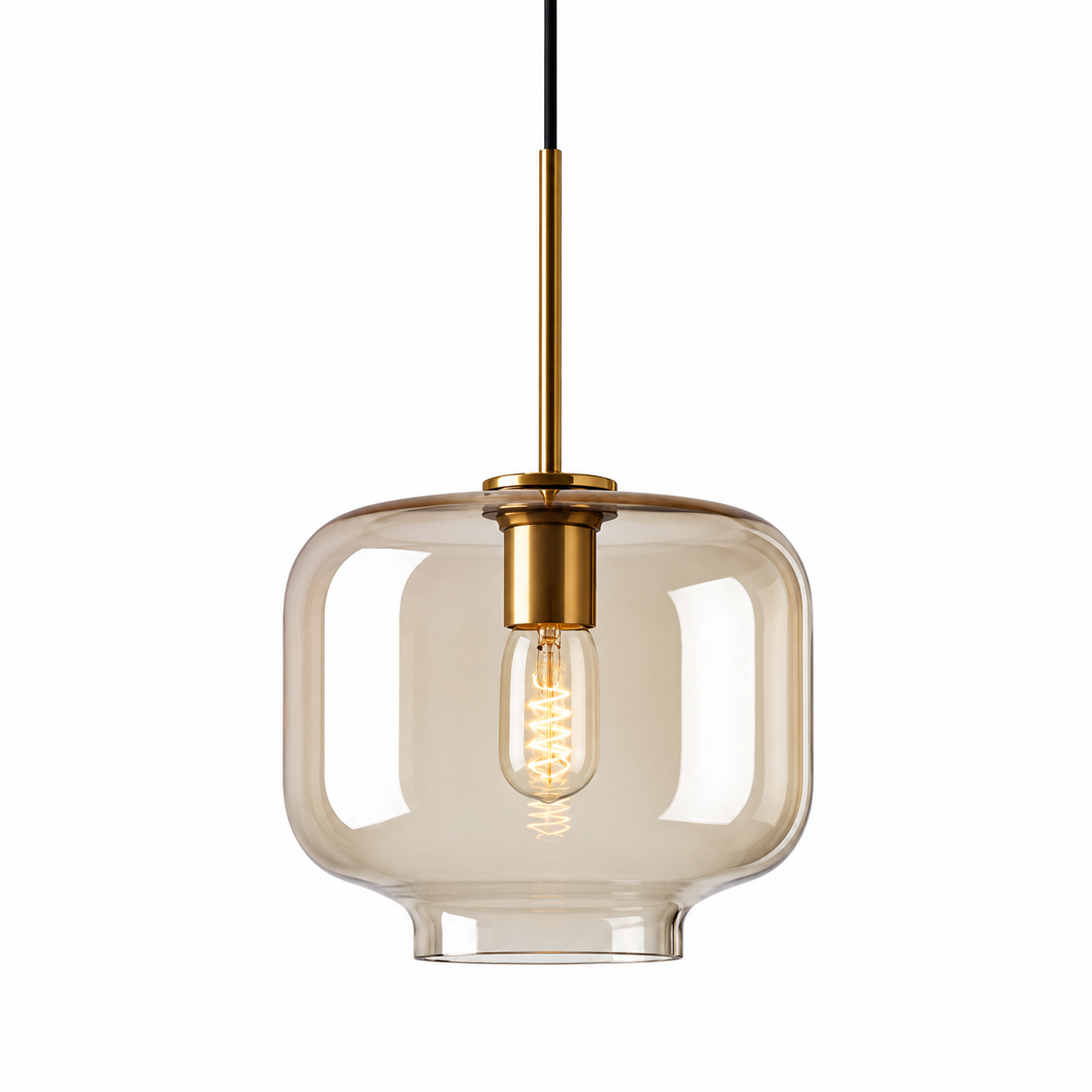 Verelle Glass Jar Pendant Light