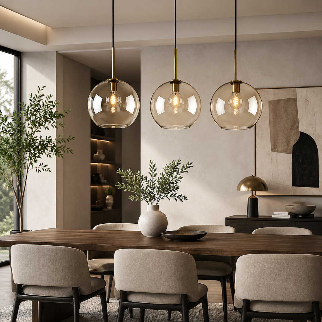 Verelle Glass Jar Pendant Light