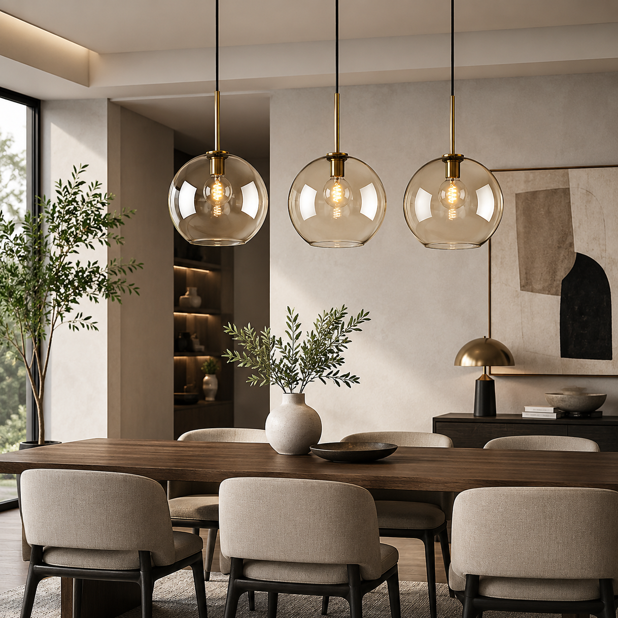 Verelle Glass Jar Pendant Light