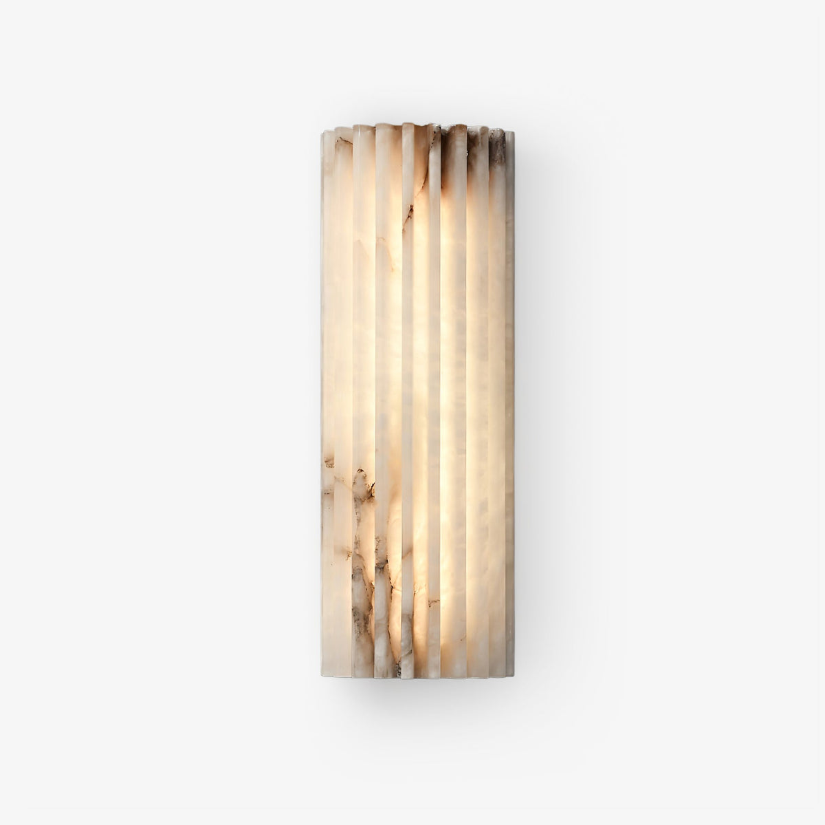 Alvia Genuine Alabaster Dimmable LED Wall Sconce