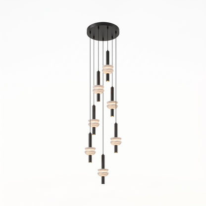 Brontee Spanish Alabaster Column LED Pendant Light