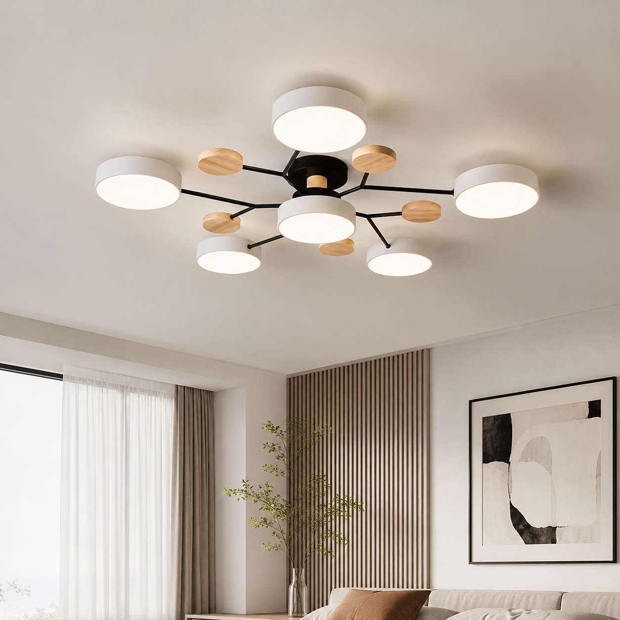 Lunara Modern LED Chandelier