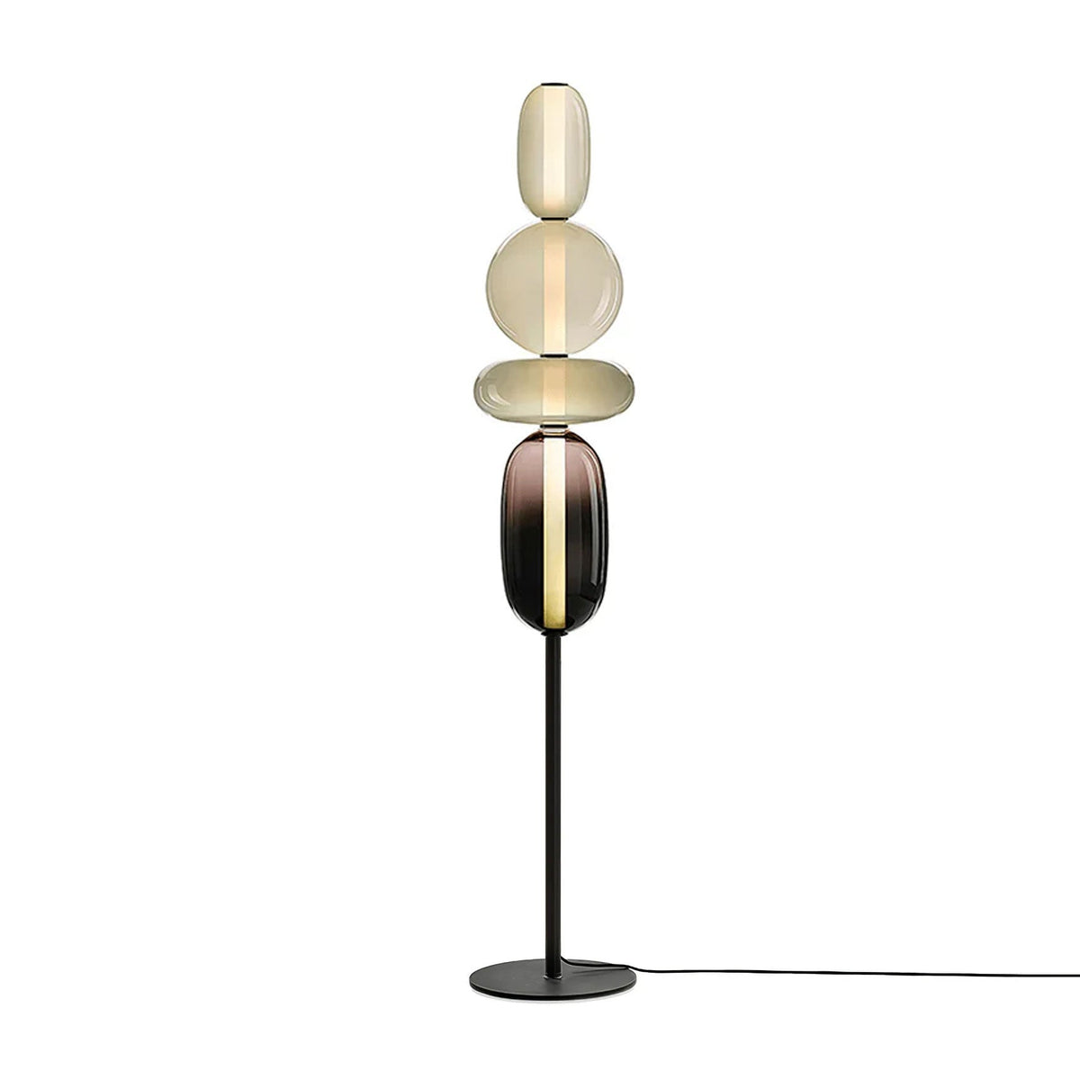 Bijou Hand Blown Glass Floor Lamp