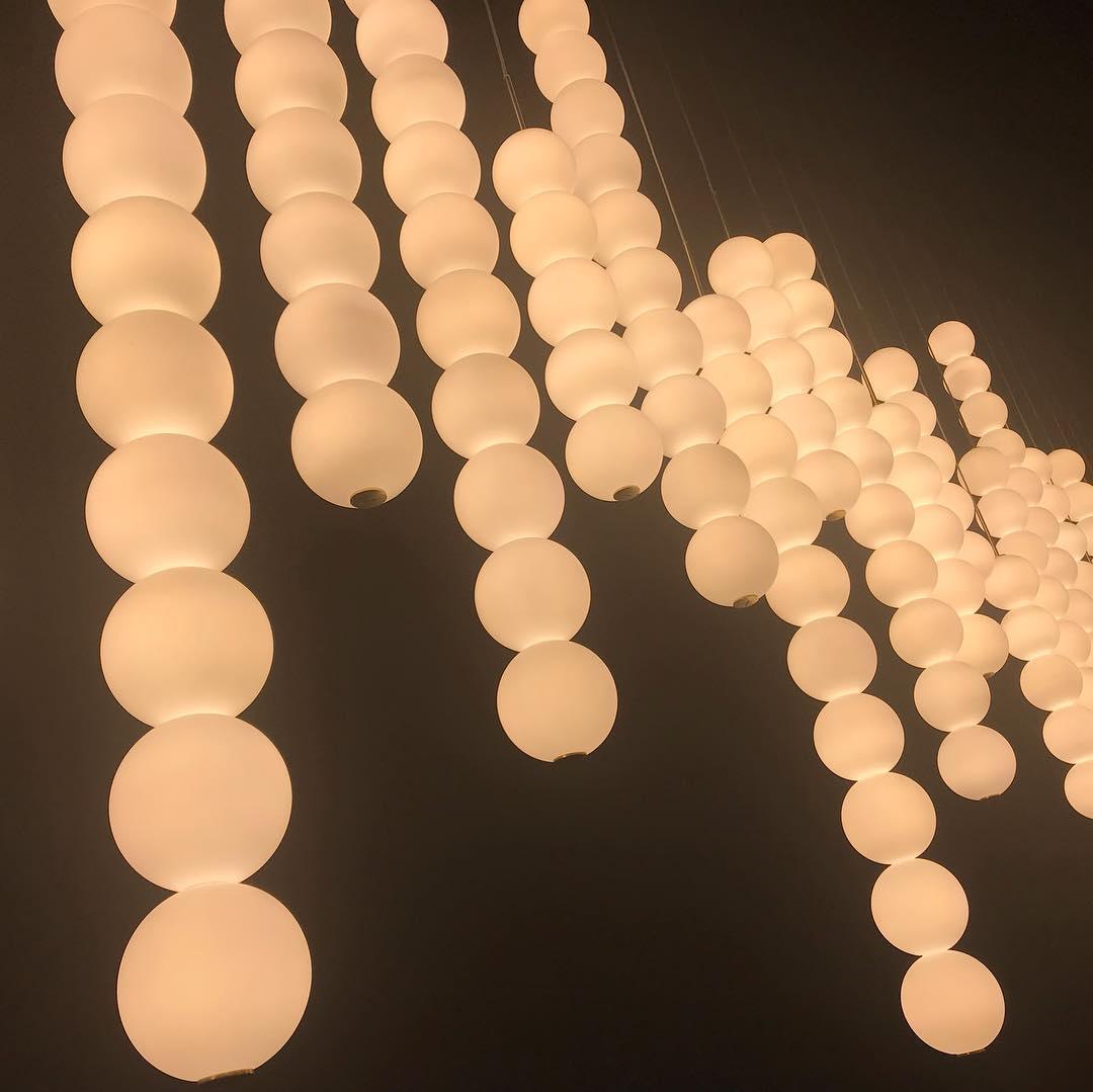 Perlette Stacked Globe Pendant Light